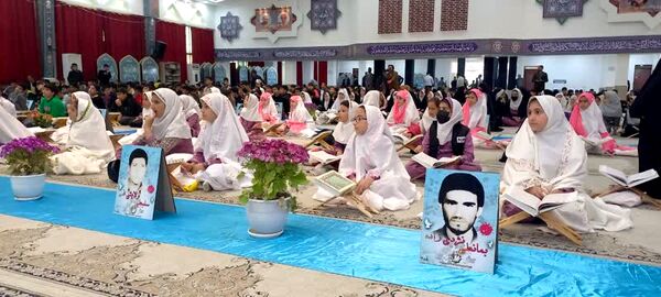 برگزاری بزرگترین محفل انس با قرآن دانش‌آموزی در حسینیه ثارالله یاسوج