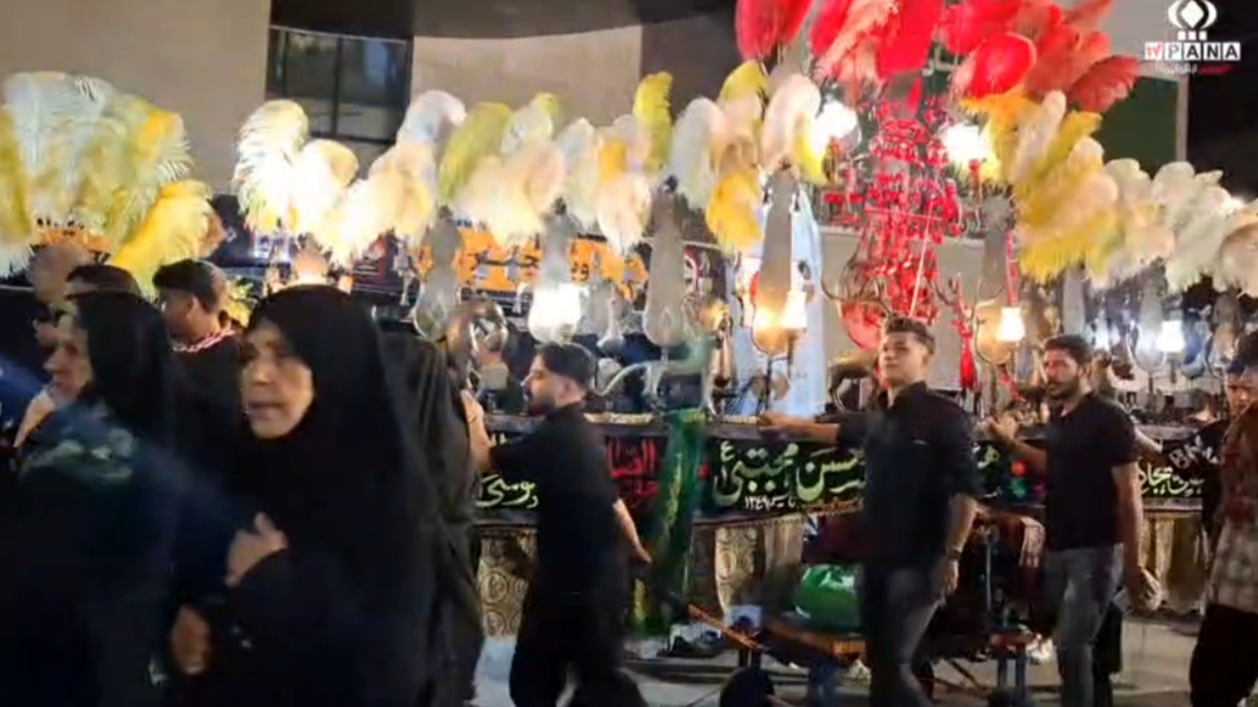 عزاداری مردم در شب رحلت پیامبر اکرم (ص) و شهادت امام حسن مجتبی (ع)