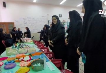 افتتاحیه نمایشگاه امید فردا(ماها)دستاوردهای دانش آموزان