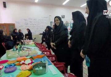 افتتاحیه نمایشگاه امید فردا(ماها)دستاوردهای دانش آموزان