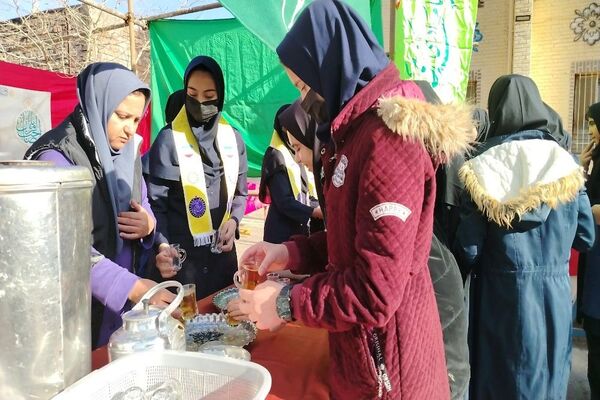  جشن نیمه شعبان در آموزشگاه شهید مجید دهنوی نیشابور 