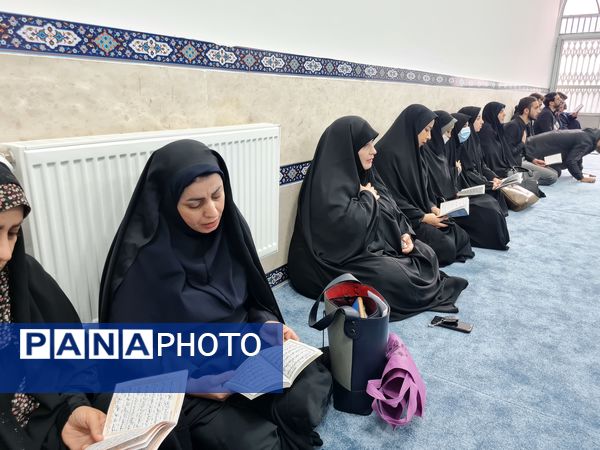 مراسم یادبود شهید سید حسن نصرالله در نمازخانه ولایت آموزش و پرورش شهرستان اسلامشهر