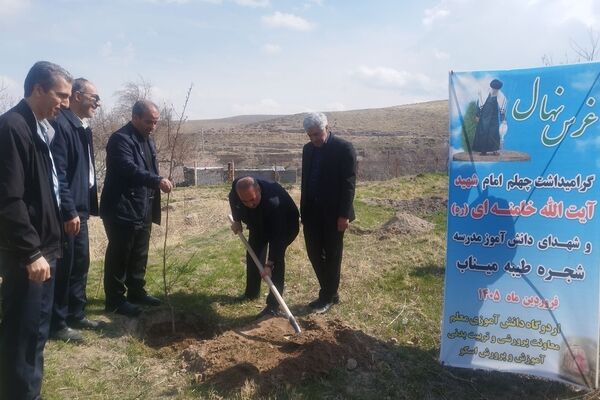 شهرستان اسکو، میثاق سبز با شهدا؛ ۴۰نهال، یادگار اربعین عشق و ایثار