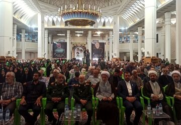 آیین گرامیداشت دو سردار شهید فارس در حرم شاهچراغ