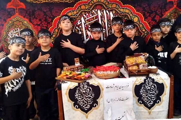 حزن فاطمی در دبستان حضرت ابوالفضل(ع) اسلامشهر 