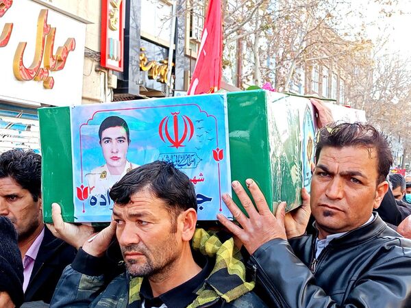 تشییع با شکوه شهید جوادحسن زاده شهید مرزبانی فراجا