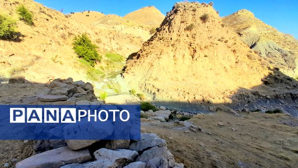 روستای برد‌زرد نگینی غریب در شهرستان لنده