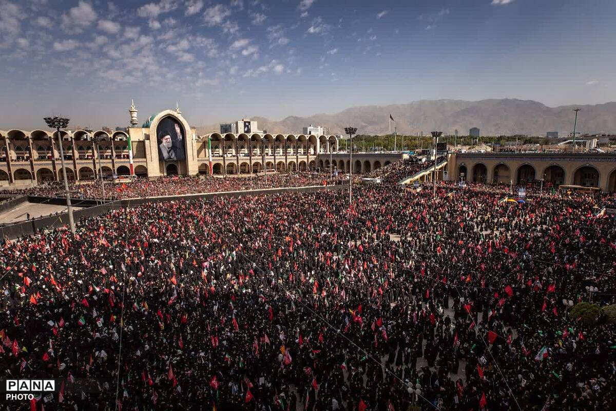 دومین روز مراسم بدرقه و وداع با رهبر شهید مقاومت