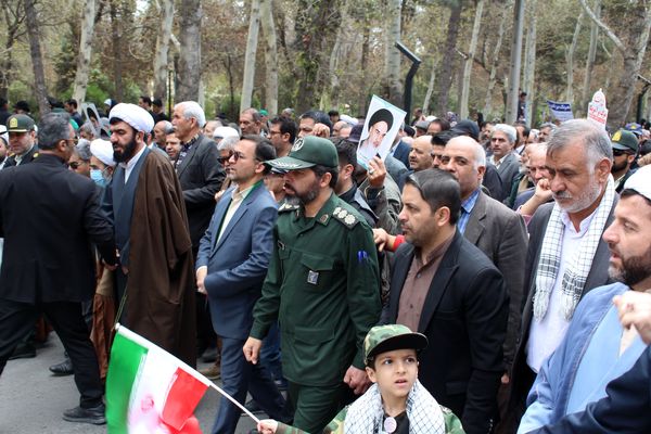 راهپیمایی روز جهانی قدس در شهرستان چناران