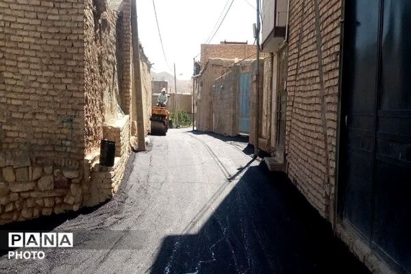 آسفالت معابر شهر بار