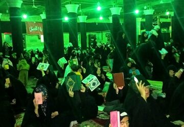 شب قدر در گلزار بین المللی کرمان
