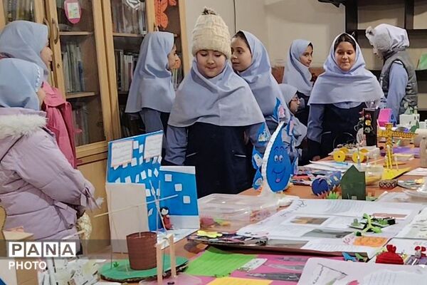 نمایشگاه طرح جابر در دبستان شهید مجید مجیدی ناحیه دو شهرری 