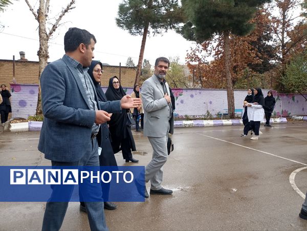 بازدید کارشناسان فحک از هنرستان فلسطین