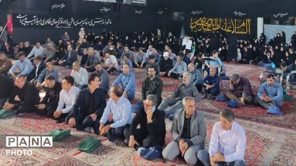 آیین باشکوه جاماندگان بدرقه رهبر شهید در نورآباد