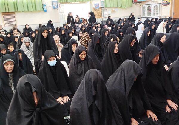 مراسم عاشورای حسینی در مسجد شهدای گمنام نیشابور 