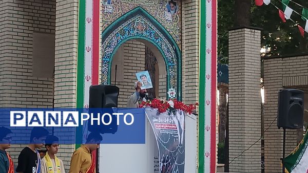 مراسم غبارروبی لاله زار شهرستان نیشابور به مناسبت گرامیداشت هفته معلم 