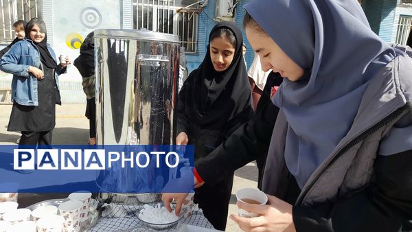 بزرگداشت شهید مقاومت سید حسن نصرالله در دبیرستان صفورا ۲ مشهد