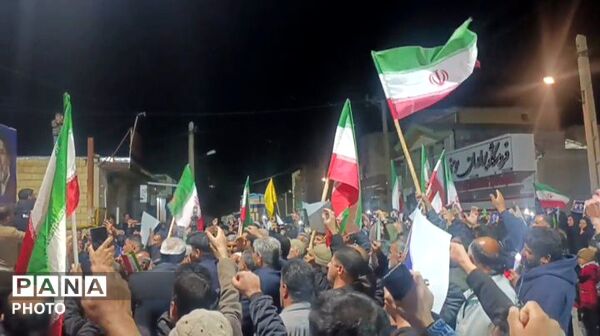 راهپیمایی باشکوه مردم شهید پرور انوج