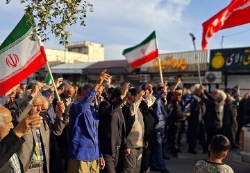 دسته عزاداری به مناسبت شهادت امام علی علیه السلام در باشت