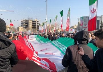 راهپیمایی ۲۲ بهمن در ناحیه دو شهرری 