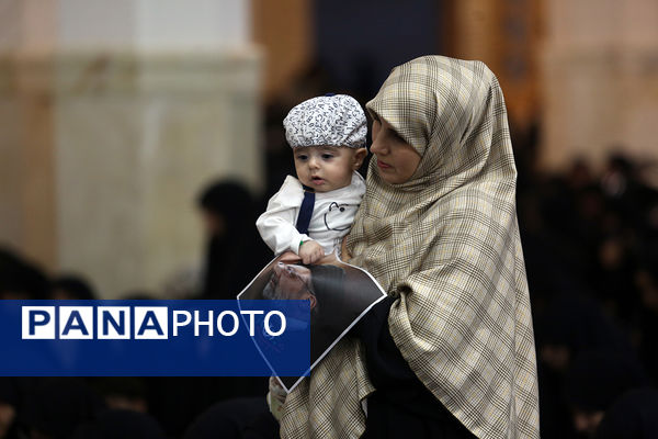 مراسم بزرگداشت شهید آیت‌الله رئیسی در حرم حضرت معصومه(س)