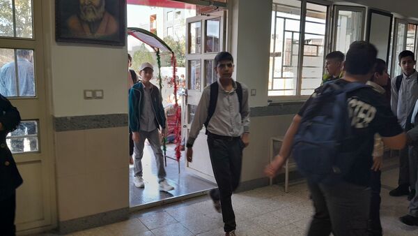 مراسم آیین بازگشایی مدرسه ابوریحان بیرونی