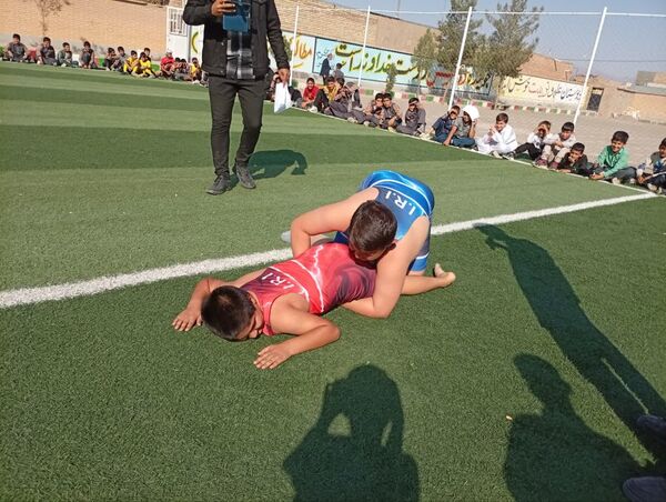 درخشش استعدادهای ورزشی و شور و شوق دانش آموزان دبستان شهید پسندیده فدافن