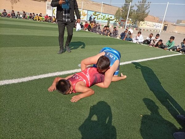 درخشش استعدادهای ورزشی و شور و شوق دانش آموزان دبستان شهید پسندیده فدافن