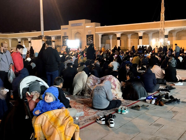 مراسم نخستین شب قدر در حرم حضرت معصومه(س)