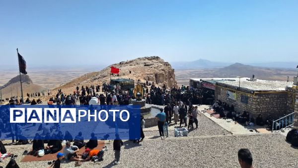 جاماندگان اربعین حسینی در بیجار مسیر عشق را پیمودند