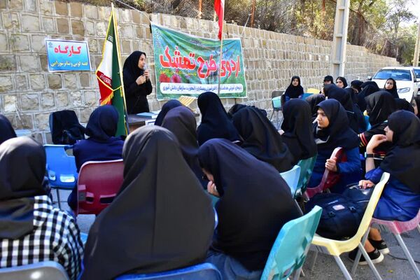 روز دوم اردوی طرح «تمشک» در شهرستان بویراحمد