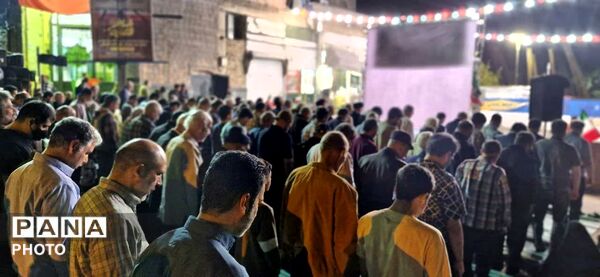 مراسم پر اقتدار انقلابی به همراه نماز استغاثه