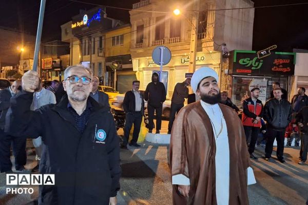 فیروزکوه در صدمین شب استقامت
