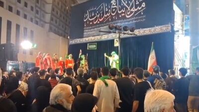 شور و نوای عزاداری ایام اربعین در عراق