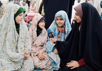 نوجوانان قلب تپنده آیین معنوی اعتکاف
