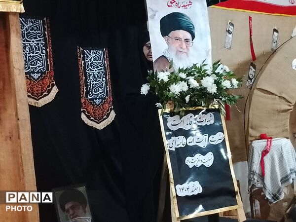 مراسم هفتم شهید یاسر زروندی در مسجد امام حسین (ع) 