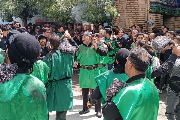 عزاداری مردم کرمانشاه در تاسوعای حسینی