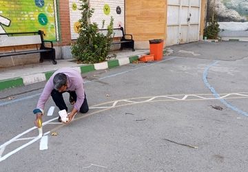 شروع  پروژه مهر دبیرستان زینبیه۲  شهریار جهت آماده سازی محیط مدرسه برای آغاز سال تحصیلی جدید