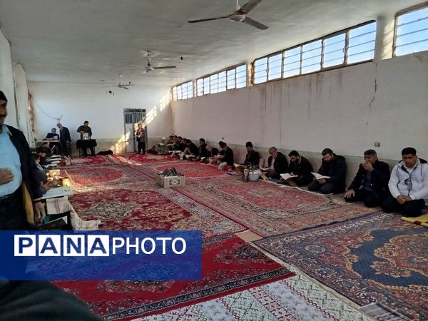 مراسم چراغ برات در قبرستان روستای فدافن