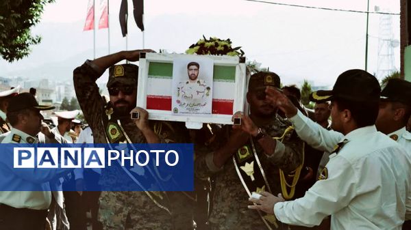 تشییع پیکر پاک شهید مدافع وطن احسان فرخیانی در یاسوج