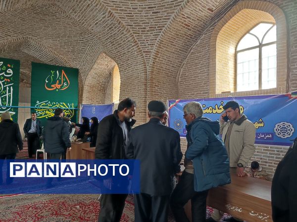 میز خدمت هفته دوم بهمن ماه در نیشابور 