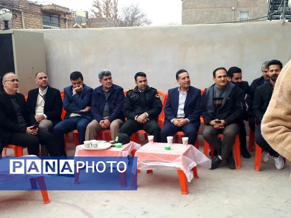 حضور سرپرست فرمانداری سملقان در خانه سالمندان این شهر