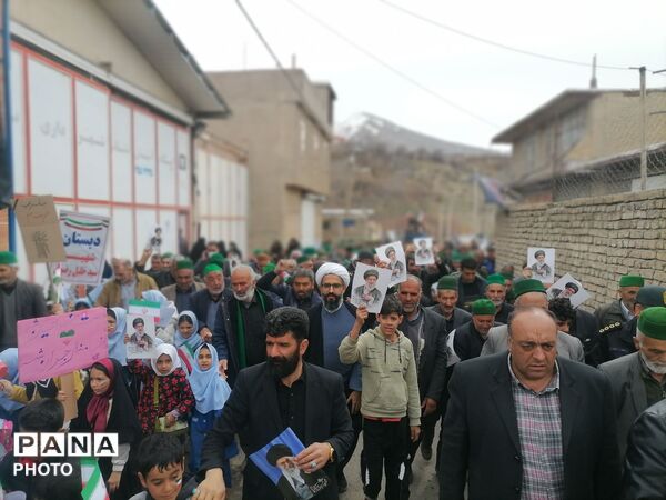 راهپیمایی روز جهانی قدس در شهر بار نیشابور