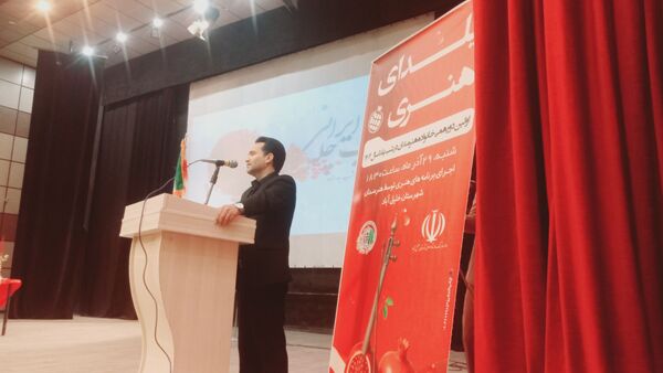 یلدای هنری با حضور هنرمندان در کانون ارشاد شهرستان خلیل آباد 