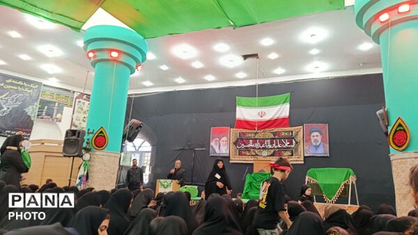 مراسم عزاداری شش ماه ابا عبدالله الحسین ( ع) در مهدیه روستای دهنو خلیل آباد  