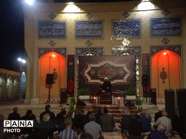 مراسم عزاداری چهارمین شب محرم در زیارتگاه شهید مدرس 