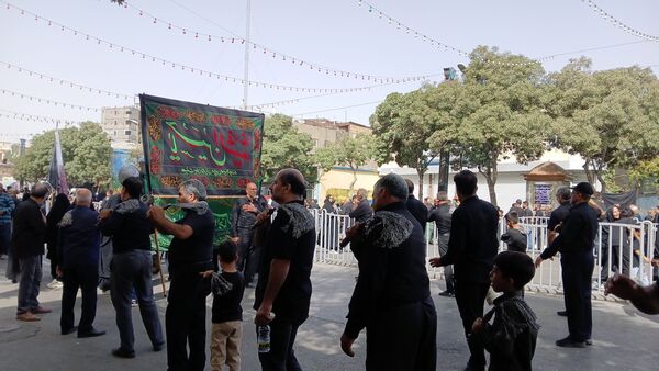 عزاداری زائران حضرت رضا (ع) 
