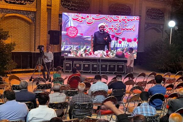 اجلاسیه شهدای دانش‌آموزی استان تهران در حسینه ثارالله شهرستان ورامین