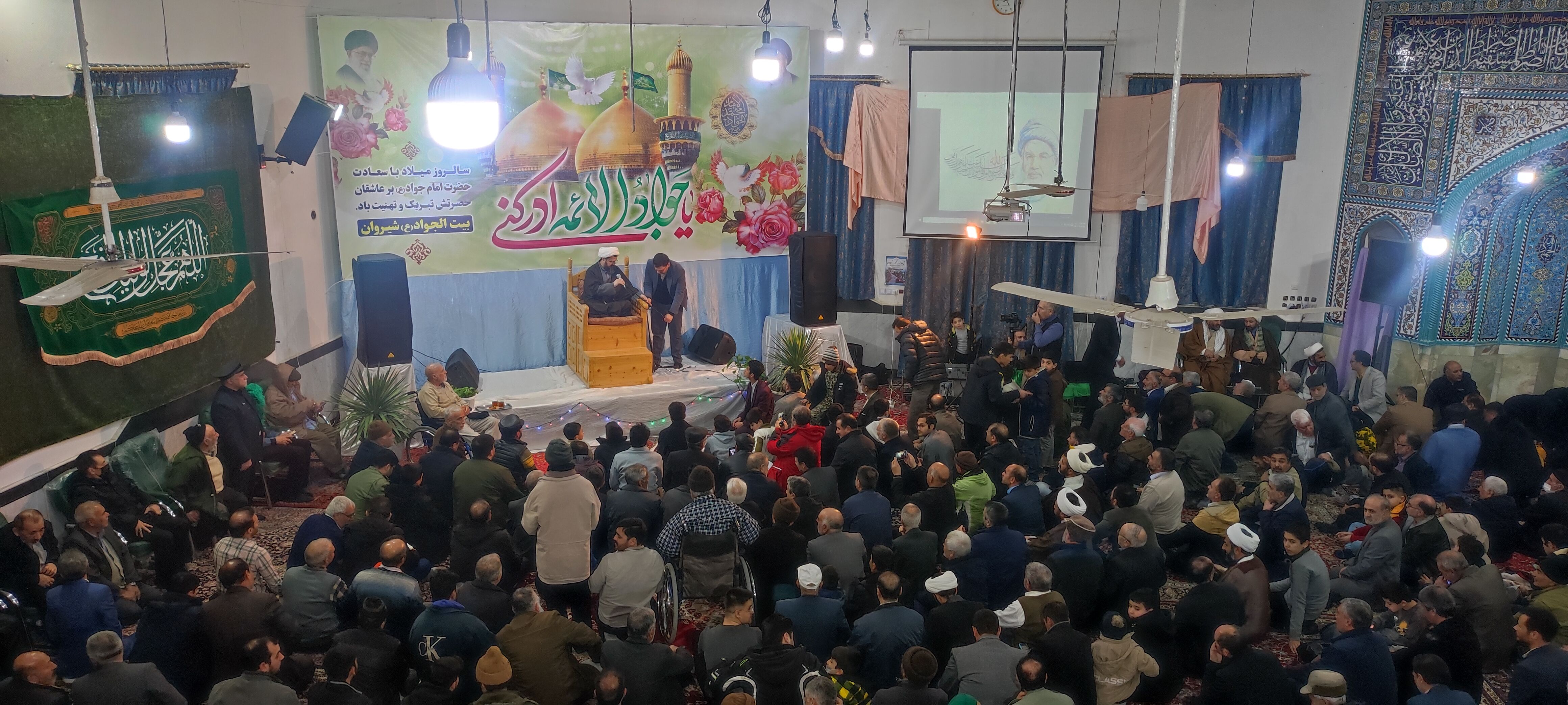 جشن بزرگ ولادت امام جواد (ع) در سالگرد عملیات کربلای پنج در بیت الجواد شیروان