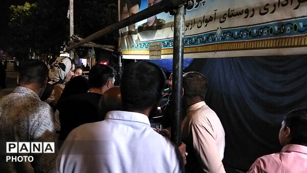 موکب شهدای روستای آهوان در نود و دومین شب از اجتماعات مردمی 